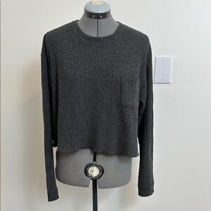 Wild Fable Cropped Long Sleeve Top